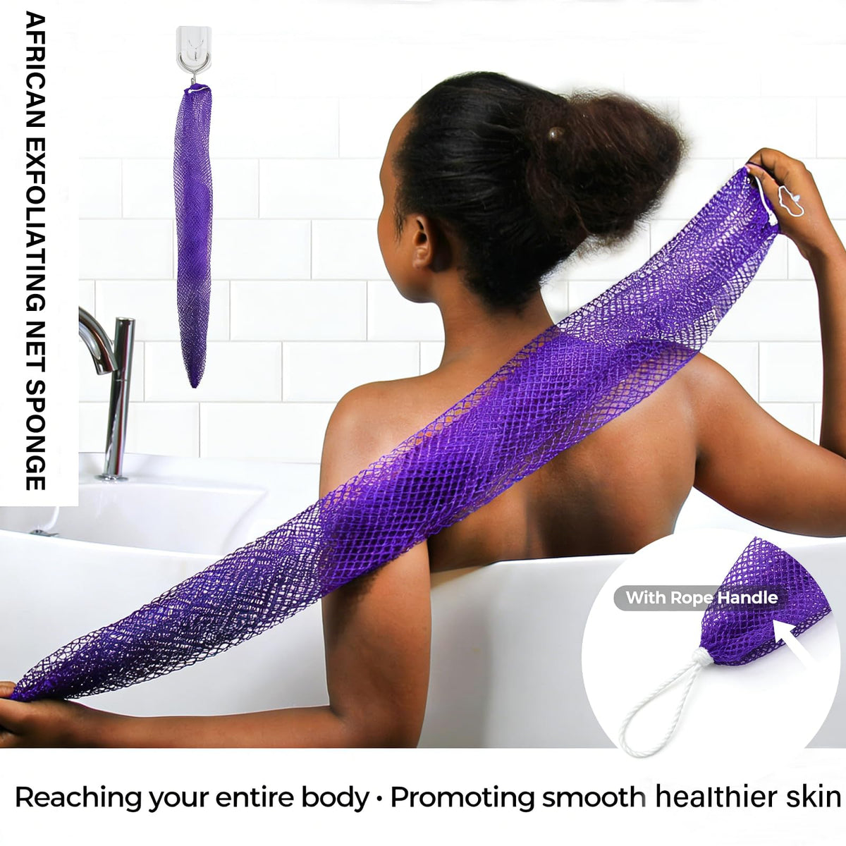 Ember and Root hexagon weave detail demonstrates dual exfoliation zones for a gentle cleanse.
