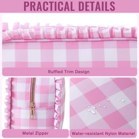 EMBRUNIOICE nylon material and metal zipper detail emphasize durability.