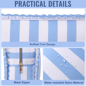 EMBRUNIOICE Toiletry bag and organizer for clear travel storage.