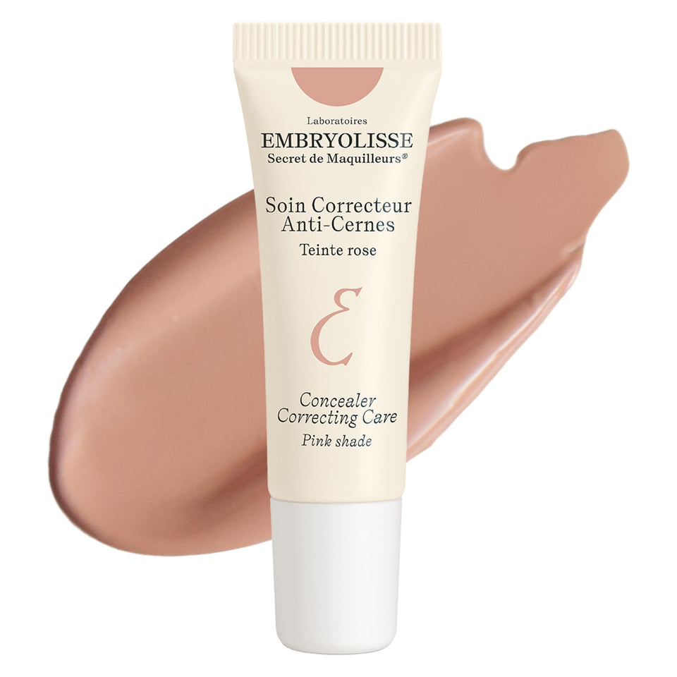 Embryolisse concealer under-eye bottle demonstrates a hydrating formula for refreshed eyes.