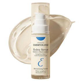 Embryolisse Hydra-Serum bottle with pour action, instant hydration boost for all skin types.