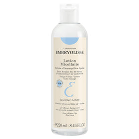 Embryolisse micellar lotion remover cleanses the face and eyes with gentle action.