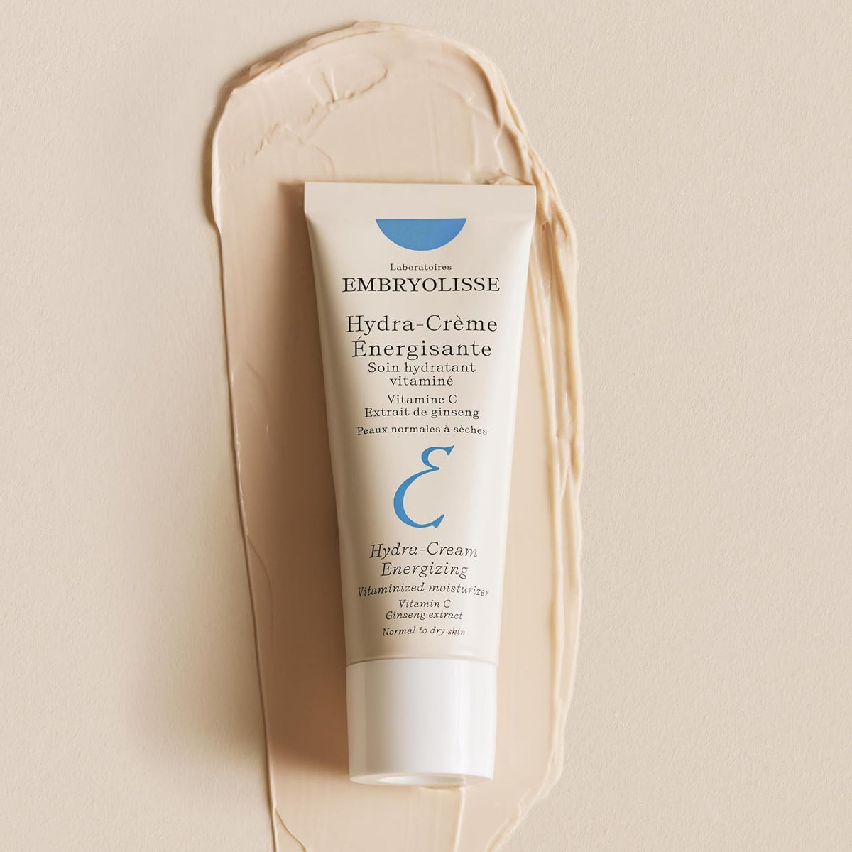 Daily routine moment with Embryolisse Vitamin C Energizing Moisturizer being applied.