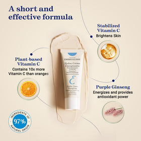 Vitamin C and formula notes in Embryolisse Vitamin C Energizing Moisturizer.