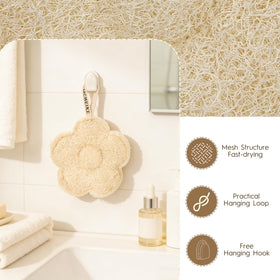 EMCHEIKE hanging loop enables quick drying after shower sessions.
