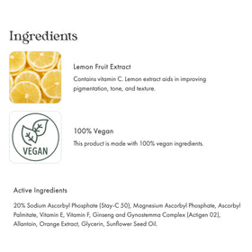 emerginC serum gel texture ready for routine use on skin.