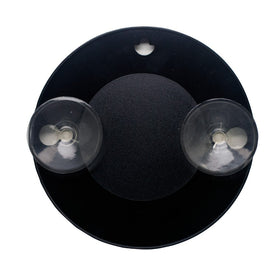 EMILYSTORES 5X magnifying mirror with suction cup on smooth surfaces to attach securely.