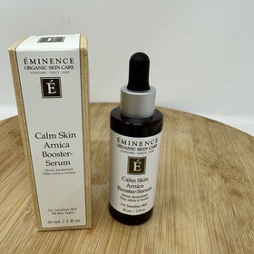 Eminence 1 oz bottle sits on a clean vanity