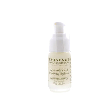 Eminence Acne Advanced Clarifying Hydrator texture swirl showing feather-light hydration