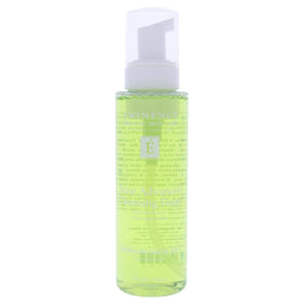 Eminence Acne Advanced Cleansing Foam foam-lather close-up shows light, effective cleansing.