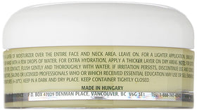 Eminence Calm Skin Moisturizer ingredients jar close-up highlighting rosemary and aloe