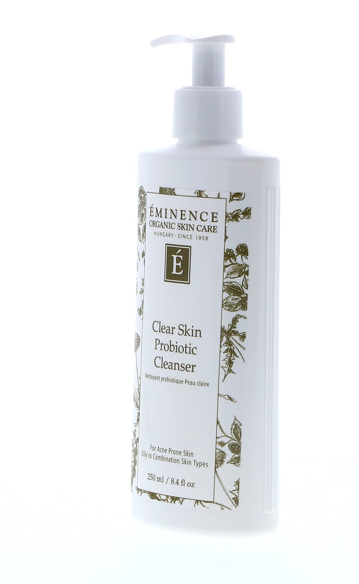 Cream-gel texture of Eminence cleanser ideal for gentle daily cleansing