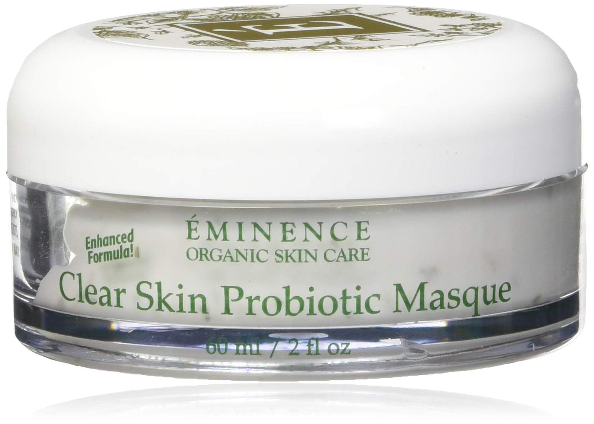 Eminence Clear Skin Probiotic Masque bottle calms, purifies, and balances combination skin