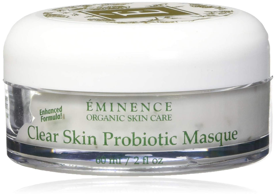 Eminence Clear Skin Probiotic Masque bottle calms, purifies, and balances combination skin