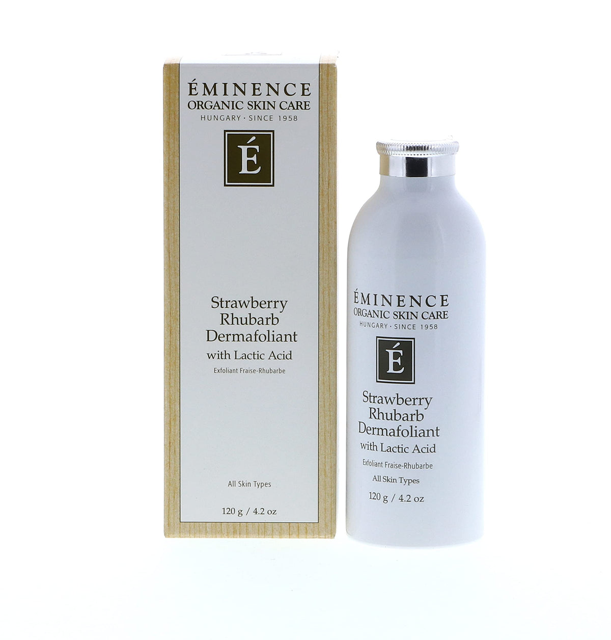 Eminence Dermafoliant glow-ready skin concept with soft lighting.
