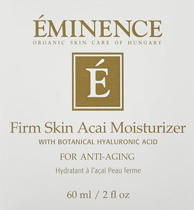 Eminence Firm Skin Acai Moisturizer bottle front for hydrated mature skin