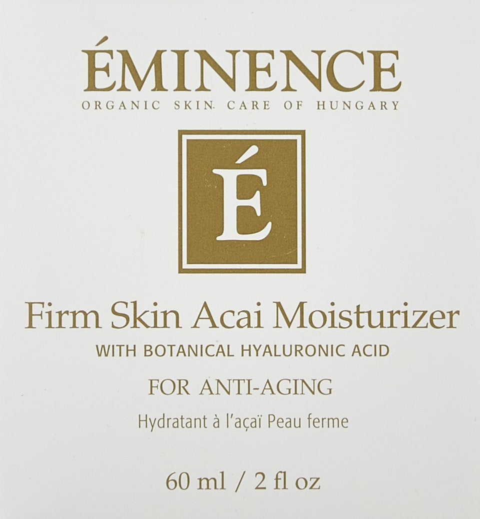 Eminence Firm Skin Acai Moisturizer bottle front for hydrated mature skin