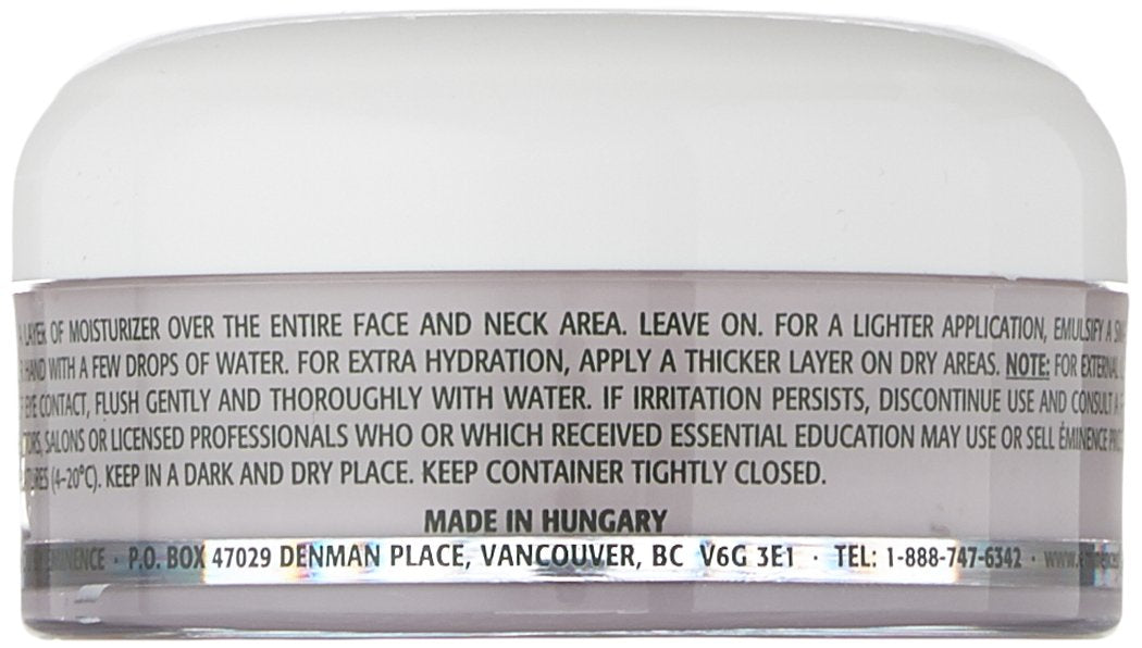 Eminence Firm Skin Acai Moisturizer cream swirl highlights rich hydration for daily use