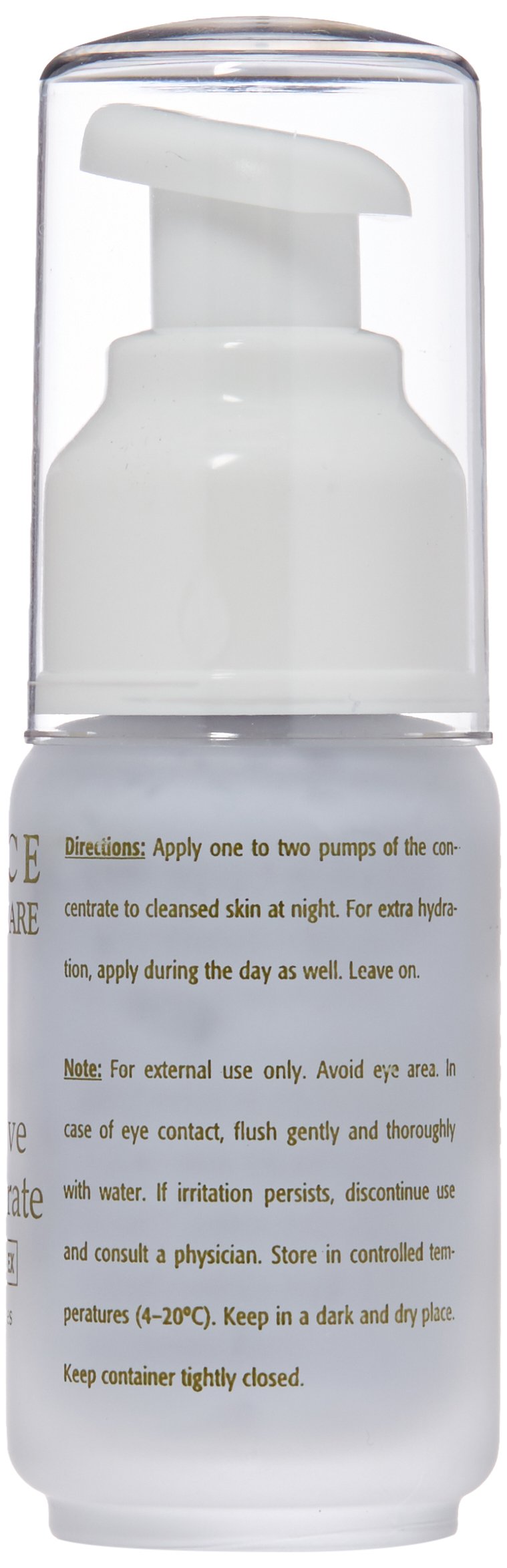Evening skincare setup featuring Eminence Lavender Night Concentrate on a calm nightstand