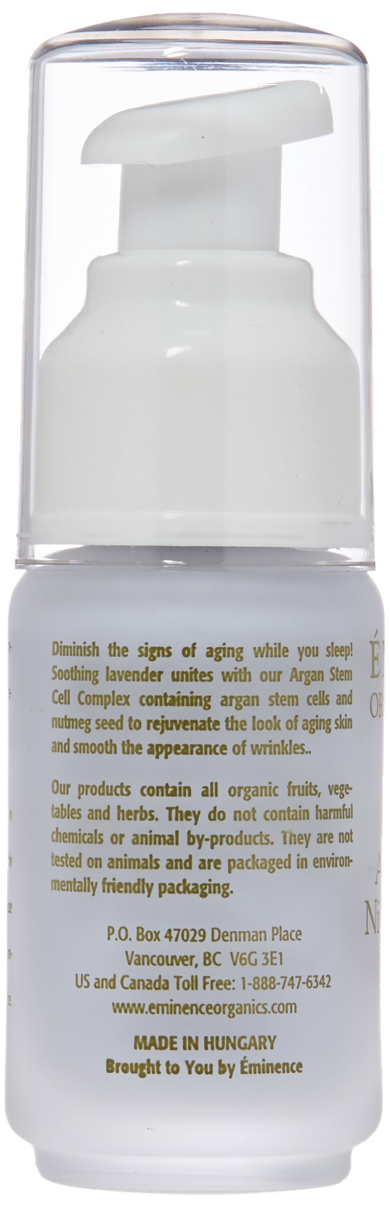 Texture close-up of Eminence Lavender Night Concentrate with argan and shea butter