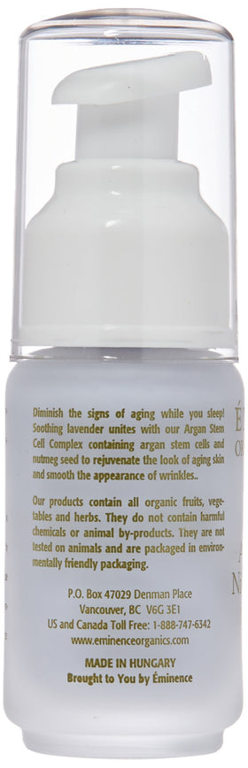 Texture close-up of Eminence Lavender Night Concentrate with argan and shea butter