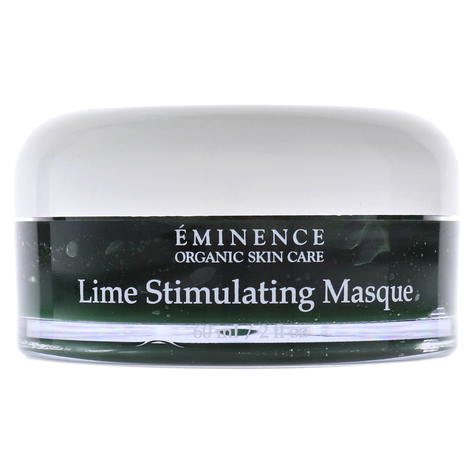 Eminence Lime Stimulating Masque creates a rosy glow on the skin.