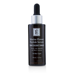 Eminence Marine Flower Peptide serum ingredients close-up showing plant peptides.
