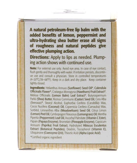 Eminence lip balm with sunflower seed oil for nourishing lips.
