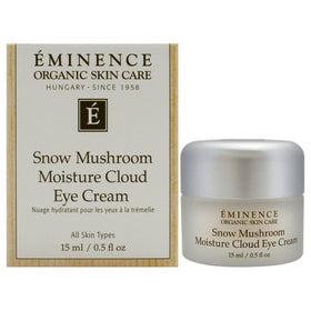 Eminence Snow Mushroom Eye Cream bottle—hydration-rich formula for a refreshed eye area.
