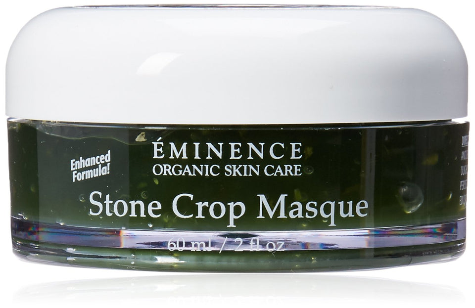 Eminence Stone Crop Masque 2oz jar for deep hydration and radiant, even-toned skin.