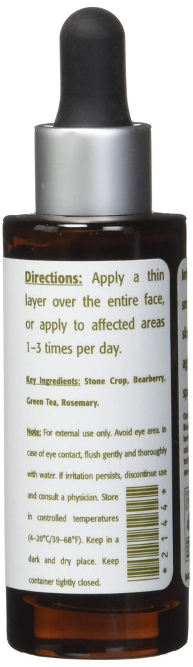 Eminence Stone Crop Serum dropper dispenses easy application for sensitive skin