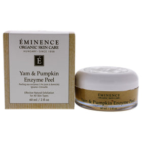 Eminence Yam and Pumpkin Enzyme Peel jar front showing creamy formula for radiant skin