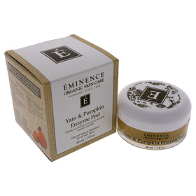 Packaging of Eminence Yam and Pumpkin Enzyme Peel in a white box for skincare routine