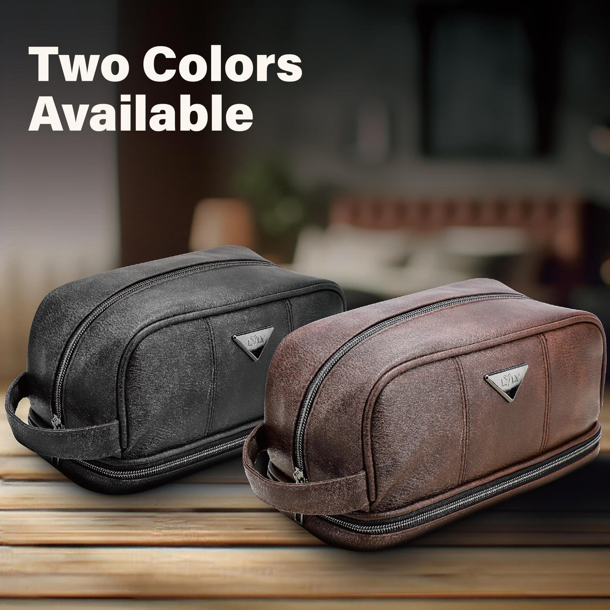 emissary leather travel toiletry bag gift-ready packaging ideal valentines gift