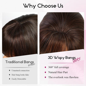 EMMOR heat-styling ready bangs for curling or straightening.