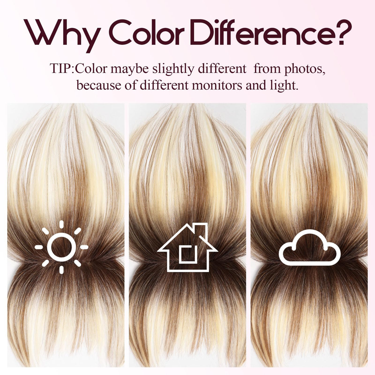 EMMOR clip-in bangs ideal for events and daily outfits.