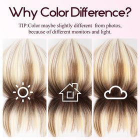 EMMOR clip-in bangs ideal for events and daily outfits.