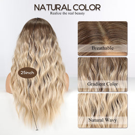 EMMOR hand-tied lace wig with breathable rose net cap for comfort.