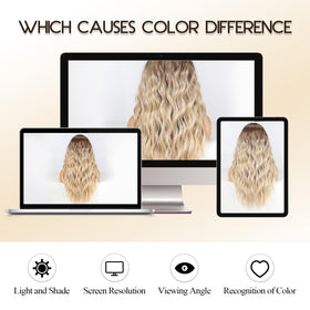 EMMOR heat-friendly synthetic wig suitable for styling with heat tools.
