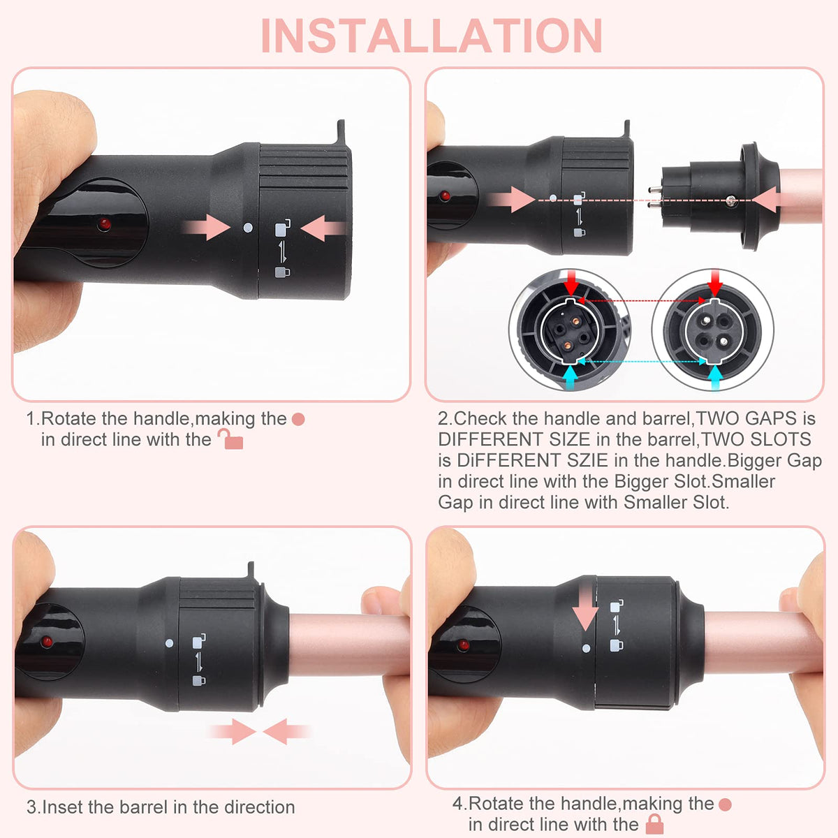 EMOCCI PRO 1.5-inch beach waves crimper creates wide, relaxed waves