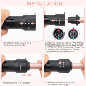 EMOCCI PRO 1.5-inch beach waves crimper creates wide, relaxed waves
