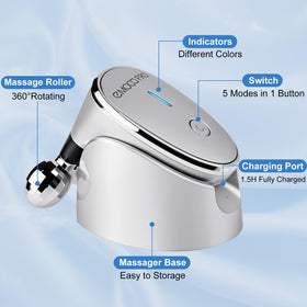 EMOCCI PRO close-up shows serum absorption aided by the massager.
