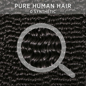 EMOL Kinky Curly Bundles double weft close-up, reduced tangling and strong wefts.