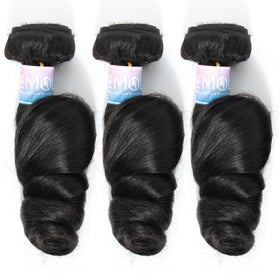 EMOL Virgin Brazilian hair bundles ready for versatile styling
