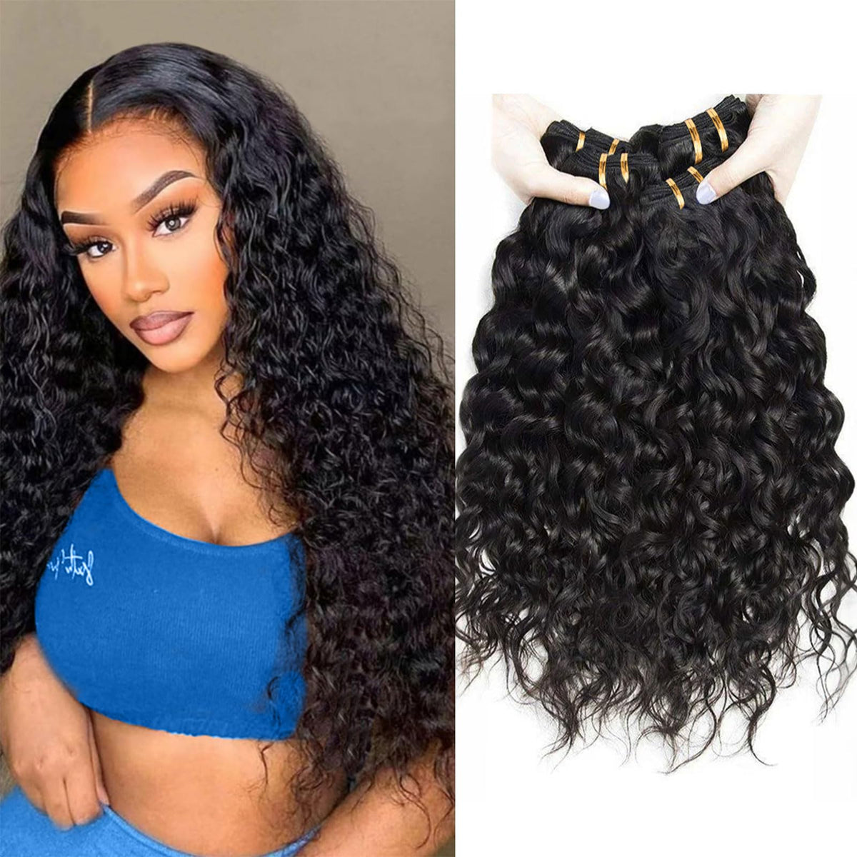 EMOL Water Wave bundles 8-inch for natural layered volume.