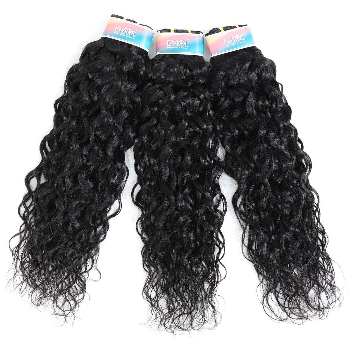 EMOL Water Wave soft Brazilian hair for smooth touch and easy styling.