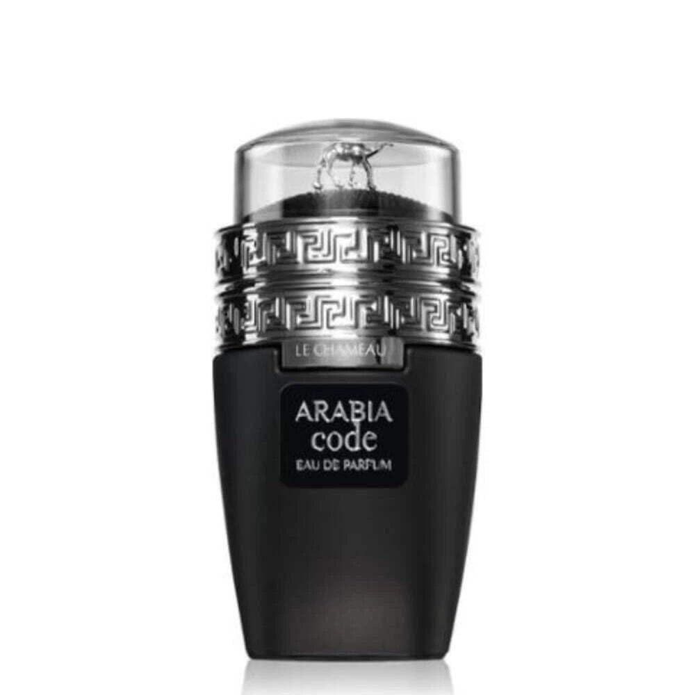 Emper Arabia Code men 100ml bottle closeup highlighting premium design and long-lasting appeal.