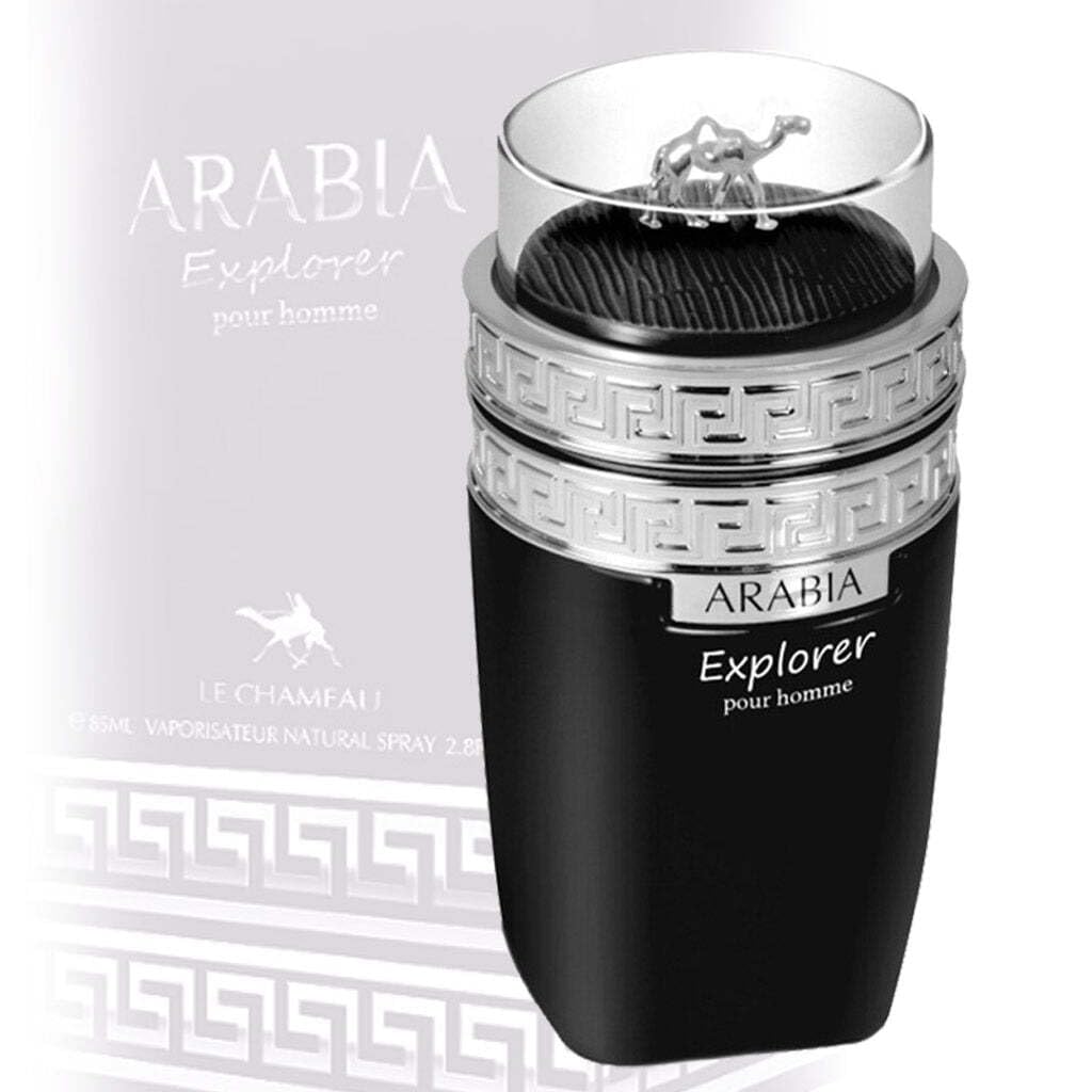 Emper Arabia Explorer dark bottle conveying sophisticated evening wear
