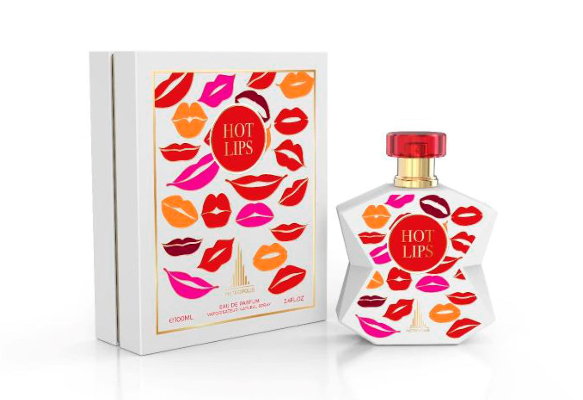 Emper Metropolis Hot Lips bottle with elegant urban-inspired design for evening wear