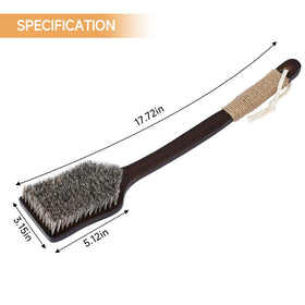 EnamelEVO hemp-wrapped non-slip grip enhances control in wet showers.